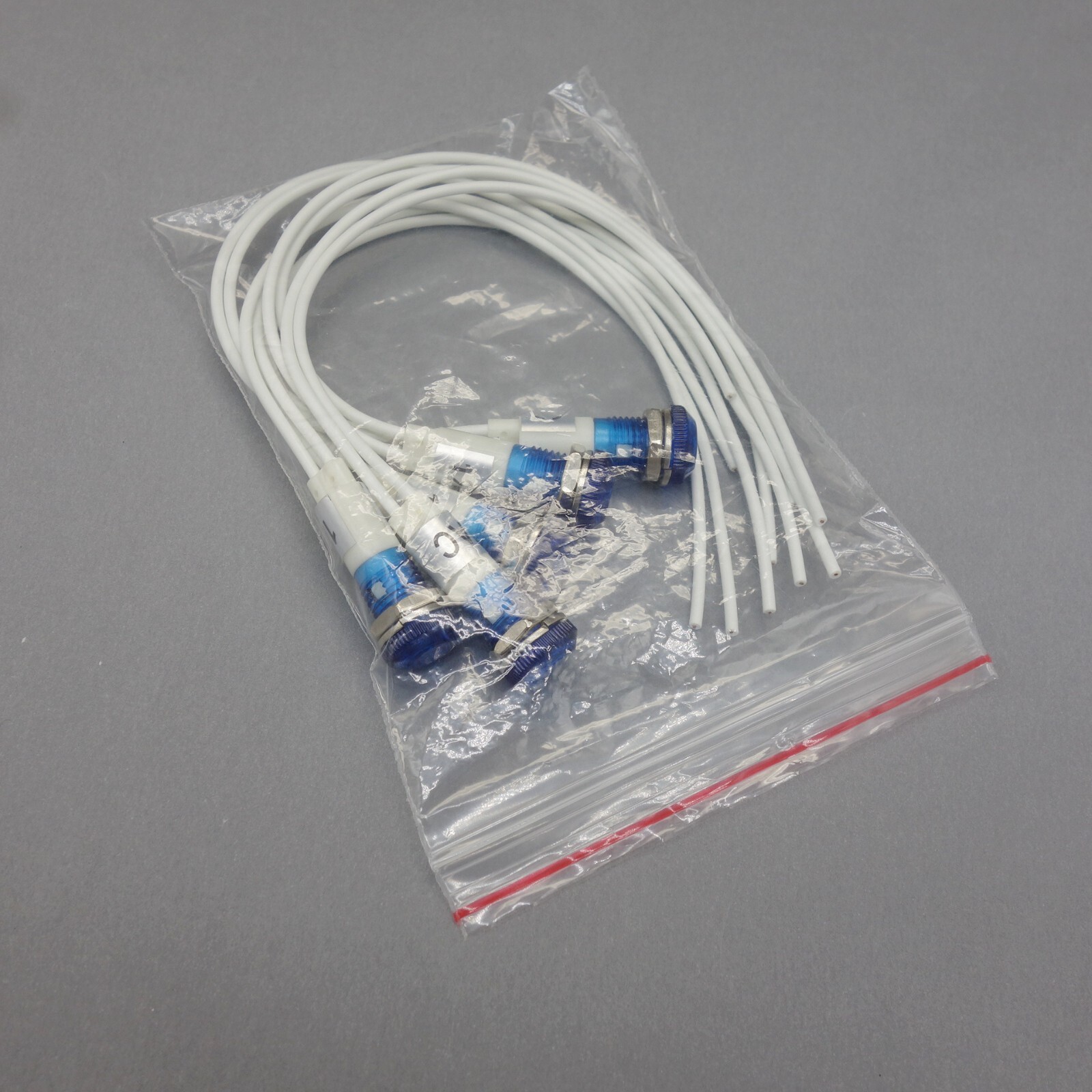 10Pcs 120V AC 10mm Blue Panel Mounting LED Indication Signal Pilot Lights USKY3