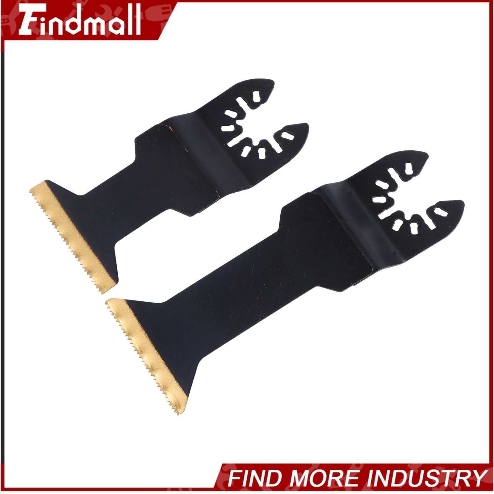 Findmall 16 Pcs Extra-Long Titanium Oscillating Tool Blades Multi Tool Blades