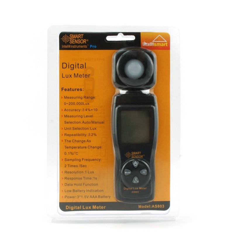 Digital Light Meter Luxmeter Illuminometer Lux/Fc Photometer