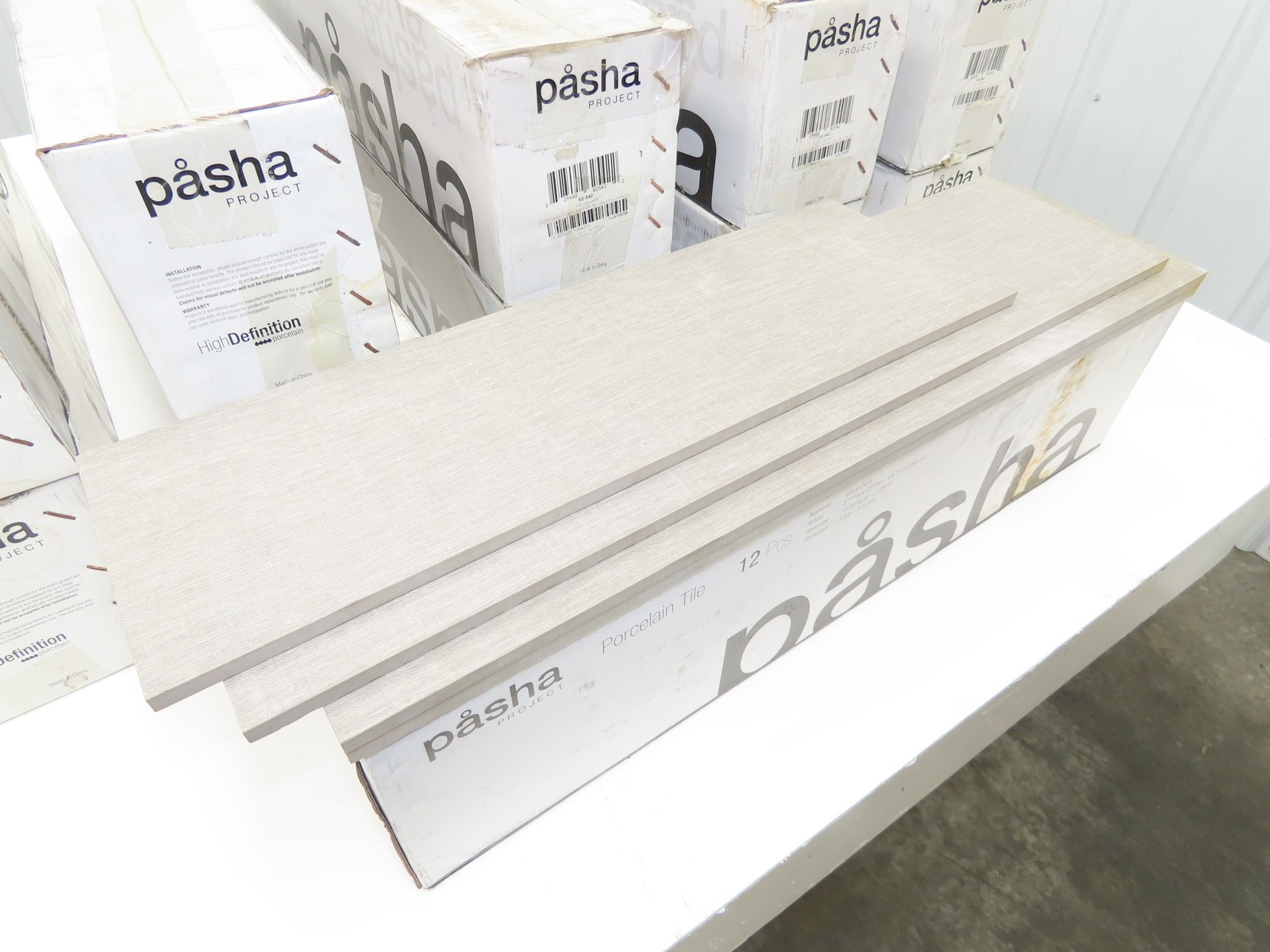 Pasha 6×24″ Belgian Linen Mica HD Rectified Porcelain Tile 9mm 135Sq Ft 11 Boxes