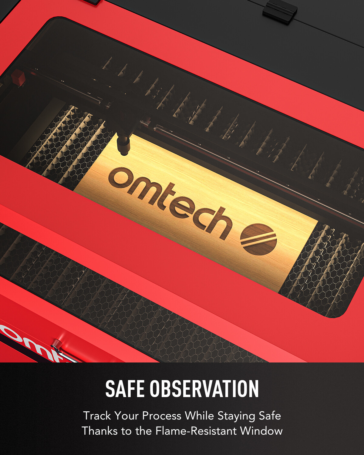 OMTech ZF2028-60E 60W CO2 Laser Engraver Cutter Cutting Engraving Machine