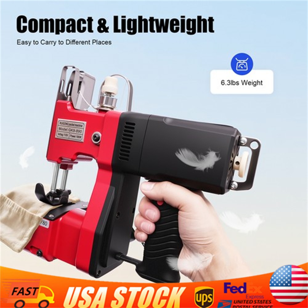 Heavy Duty Leather and Canvas Sewing Machine Max Thickness 6mm 15000rpm 190W