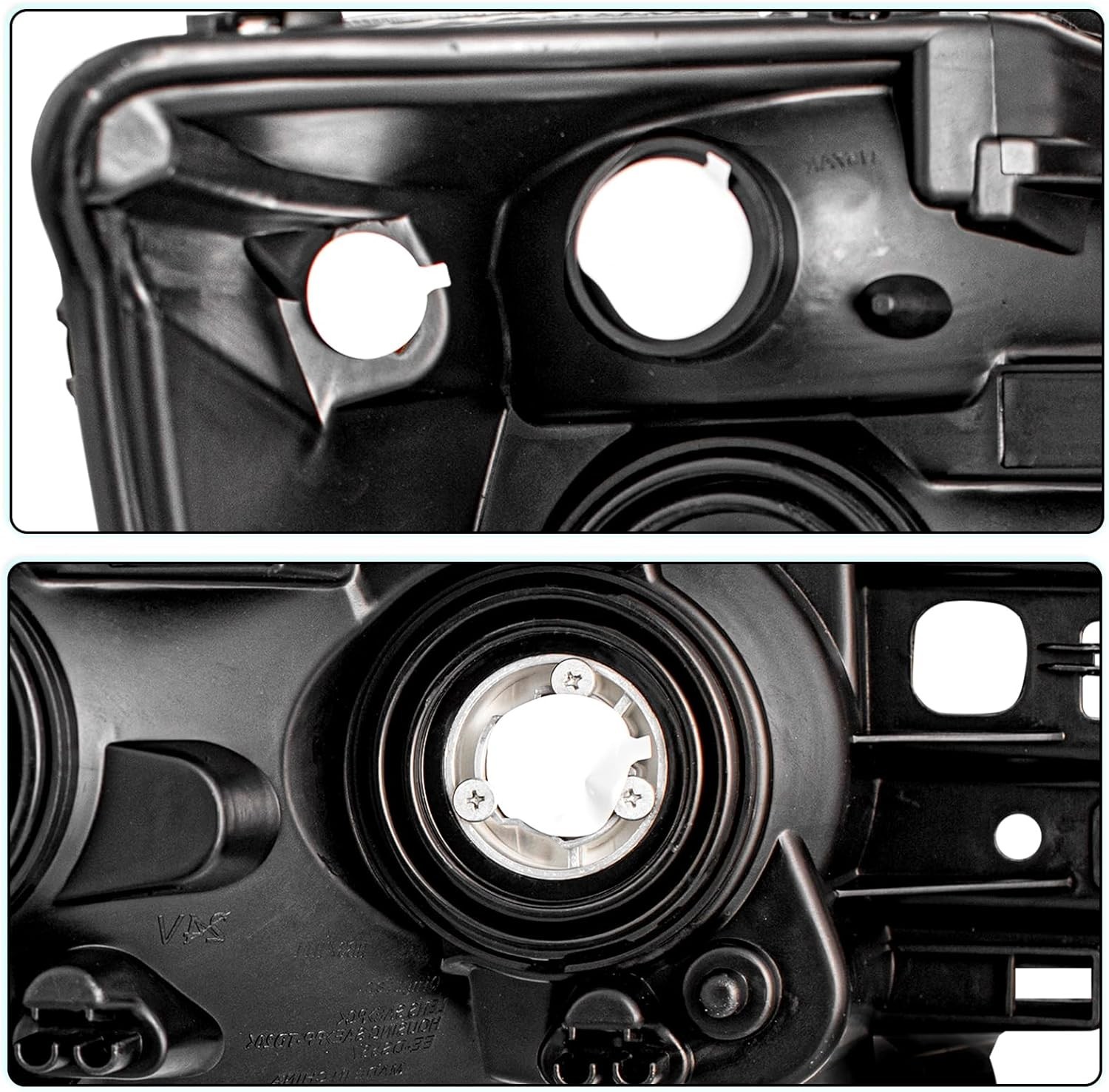 2004-2015 Titan Armada Halogen Headlight Assembly Clear Smoke Lens