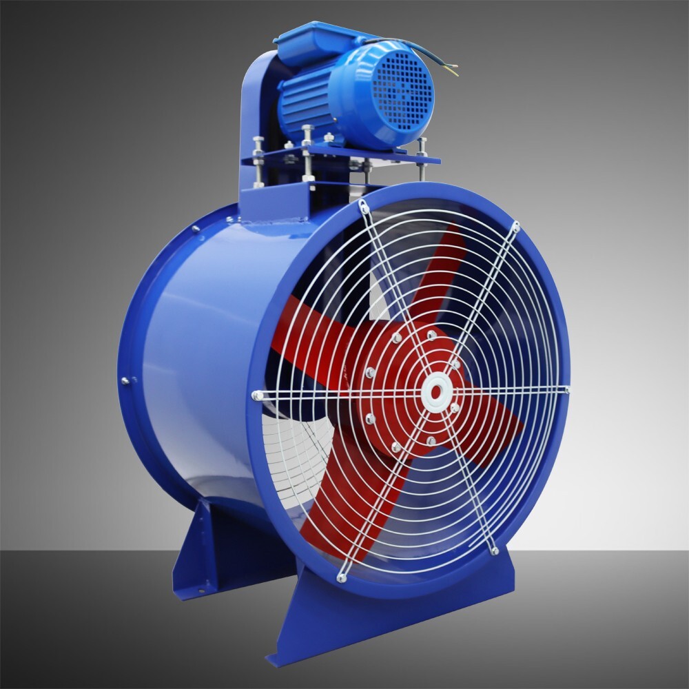 220V Axial Flow Fan 24in Spray Booth Paint Fumes Blower 1450rpm 1500W