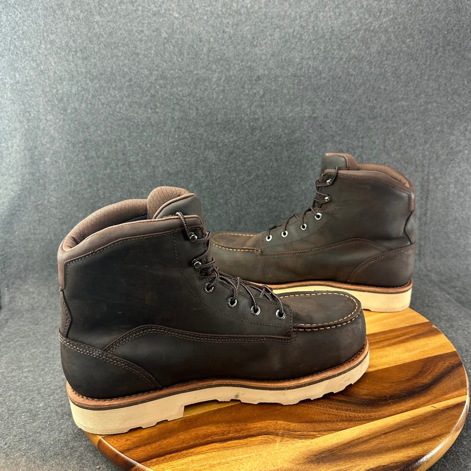 RED WING Traction Tred Lite 2449 Men’s Sz 10.5H Safety Toe Waterproof Work Boots
