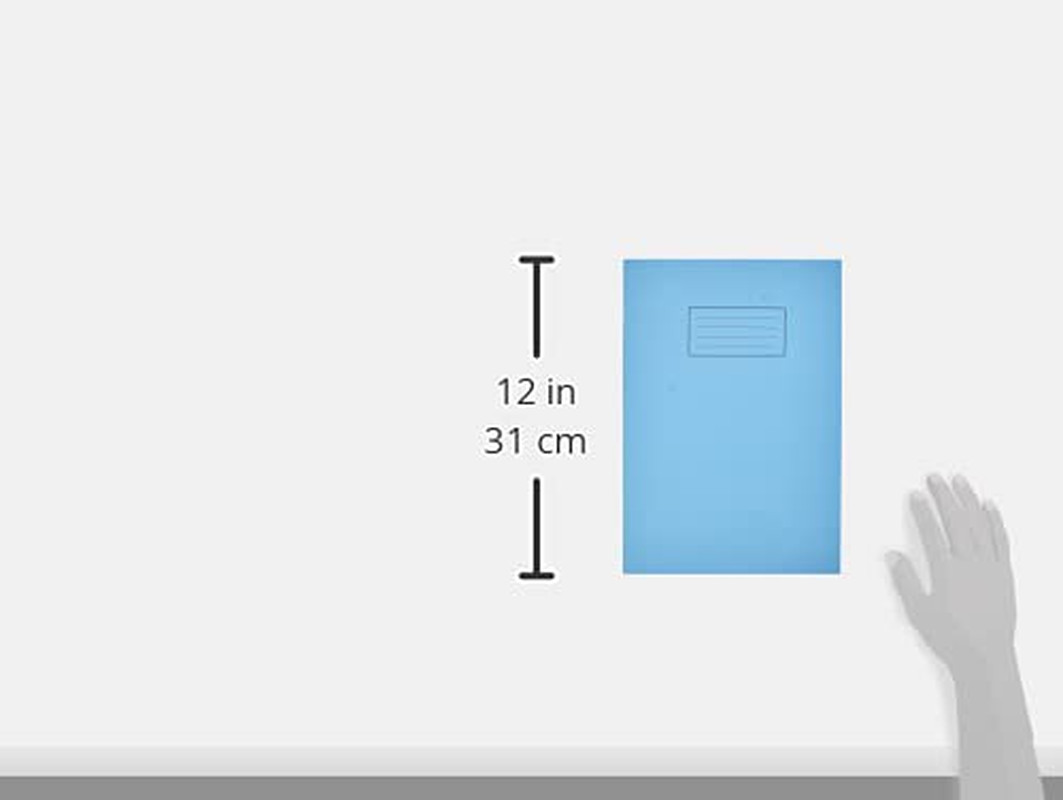 Silvine EX114 Plain Exercise Book – Blue (Pack of 10), A4 (210X297Mm)