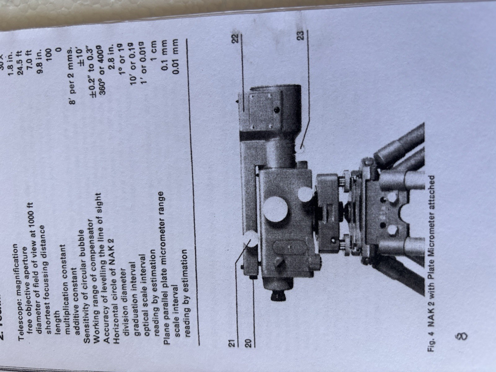 Wild/Leica NA 2 Automatic Level 30 X Made In Switzerland Erect Image