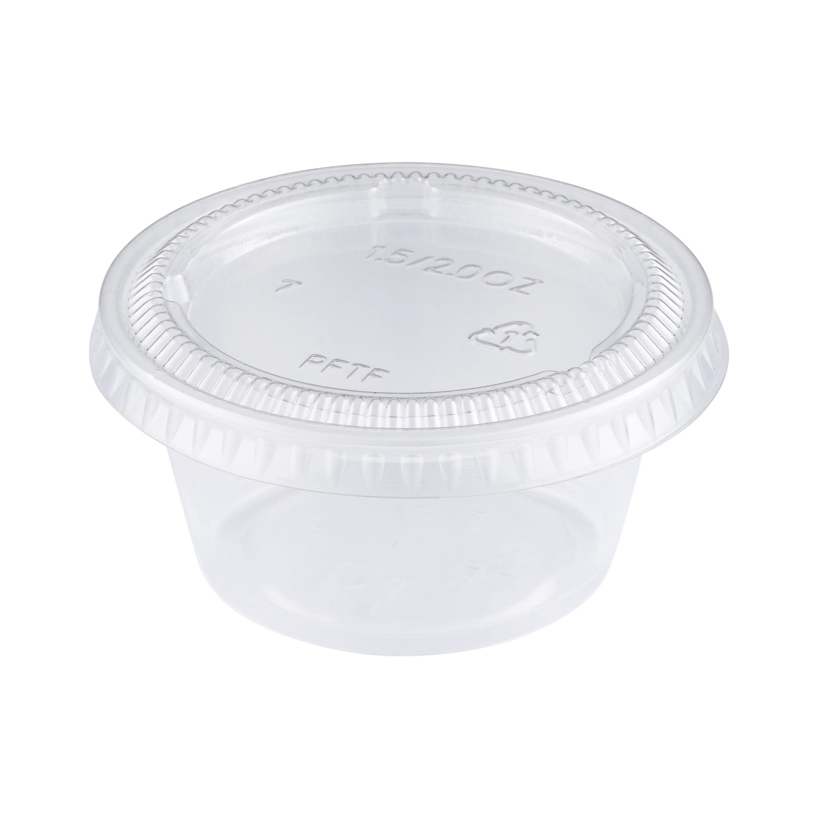 2oz Portion Cups, PP, 2500pc (100/25)Lids sold separately