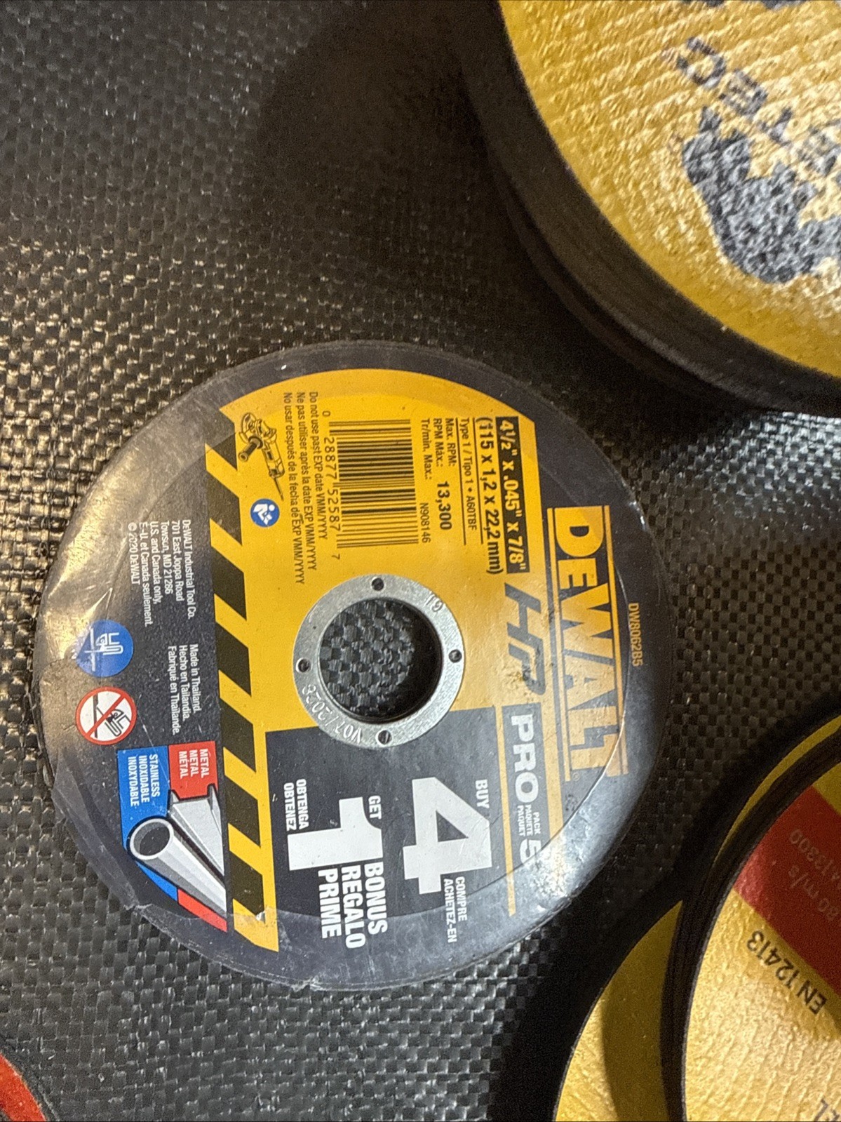 105 PCS 4-1/2″ x .040″ x 7/8″ Cut off Wheels Stainless Steel Metal Cutting Discs