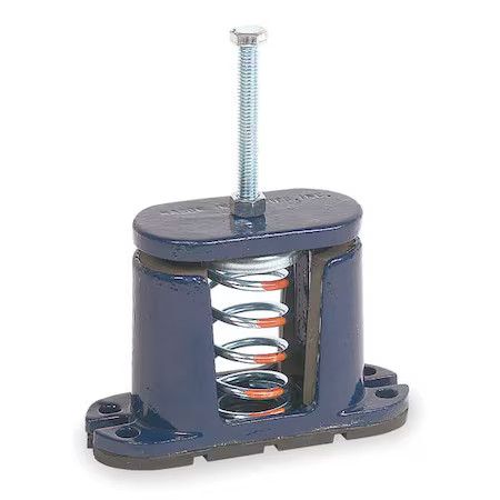 Mason Industries 5C128 Floor Mount Vibration Isolator, Spring, Spring Color:
