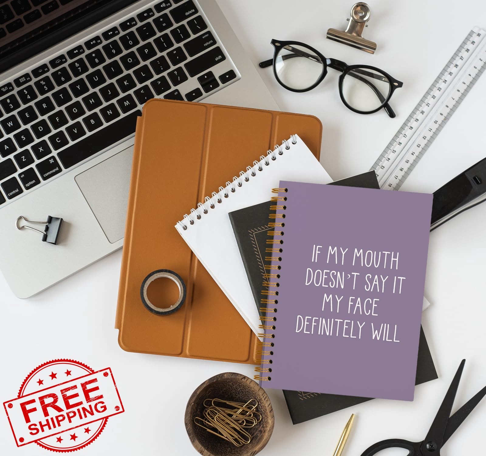 OXW If My Mouth Doesn’t Say Purple notebook
