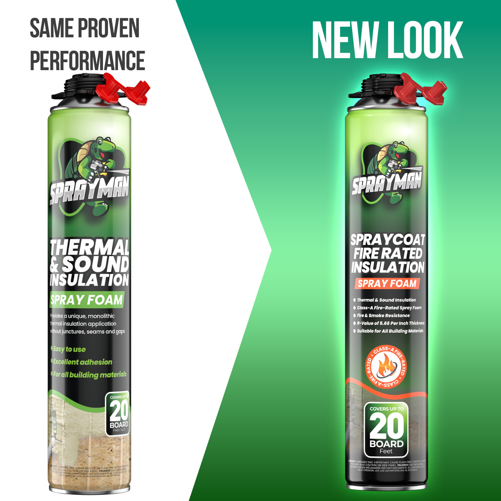 Sprayman Spray Foam Insulation Kit Closed Cell Expanding Fire Rated 720 BdFt 36P