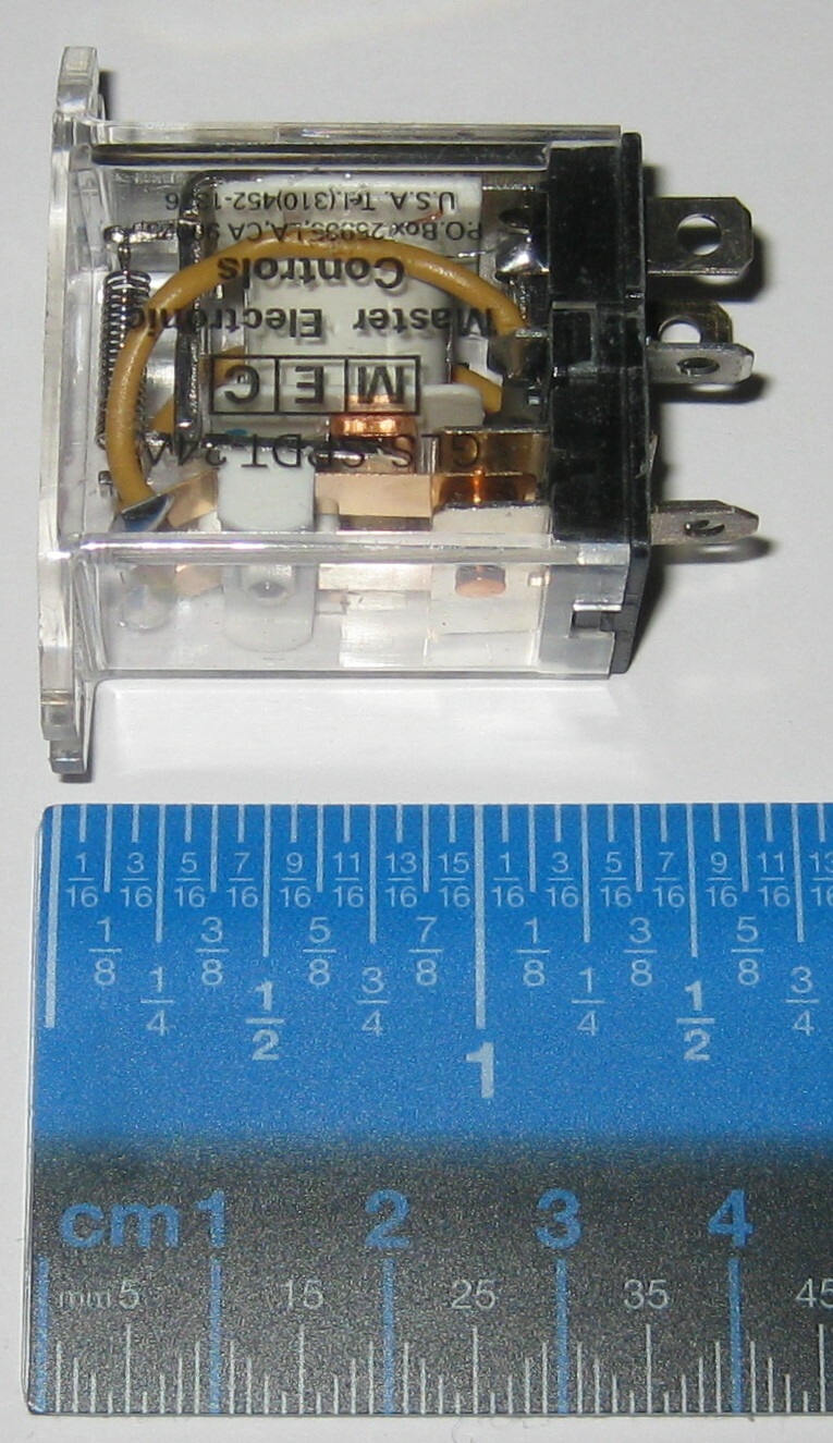 220V AC / 30 V DC 15 A General Purpose MEC GLS-SPDT-24A Relay w/ Mounting Tabs