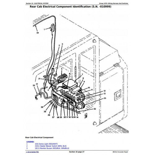 JOHN DEERE 892ELC EXCAVATOR SERVICE REPAIR TECHNICAL MANUAL PDF ON USB