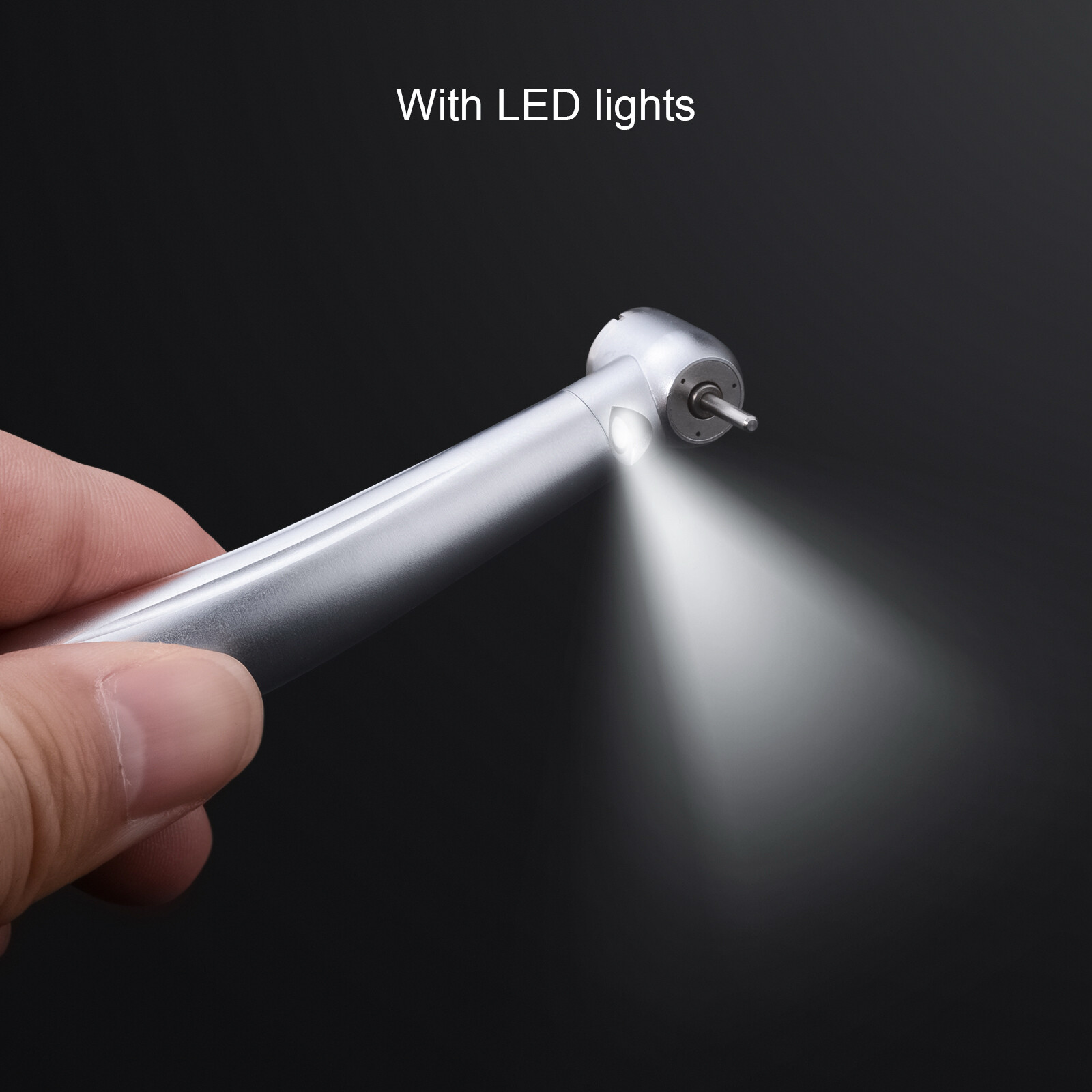 Dental High Speed Handpiece LED E-generator Push Button 3 Water Spray 4H US