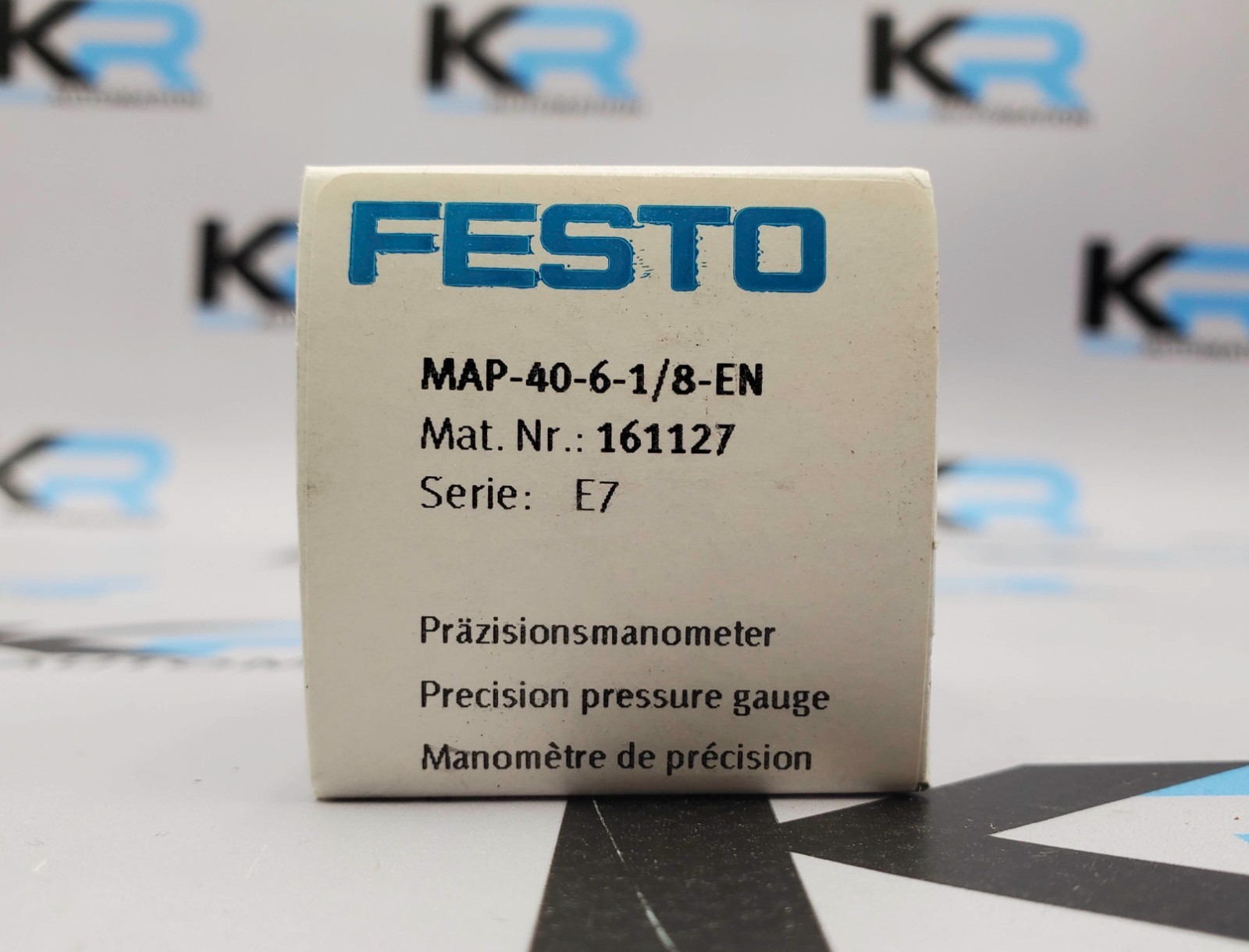 Festo MAP-40-6-1/8-EN Precision Pressure Gauge 80PSI 0-6 Bar 161127