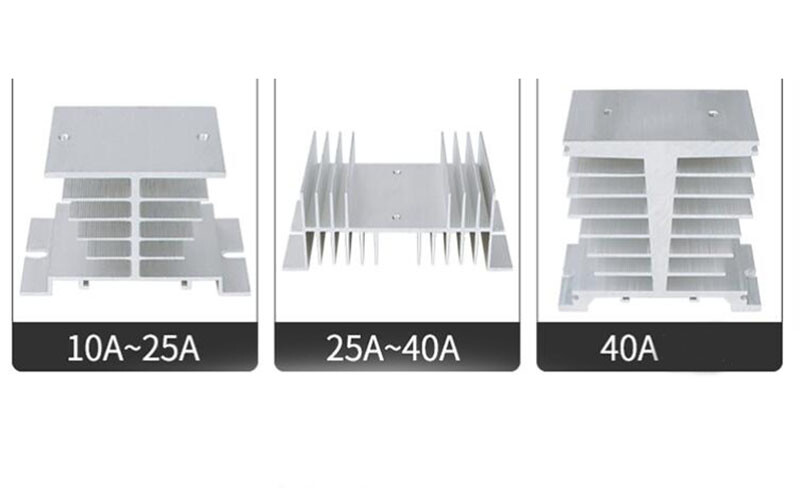 10A-150A Single-phase Solid-state Relay DC Control AC Radiator 24~480VAC 3~32VDC