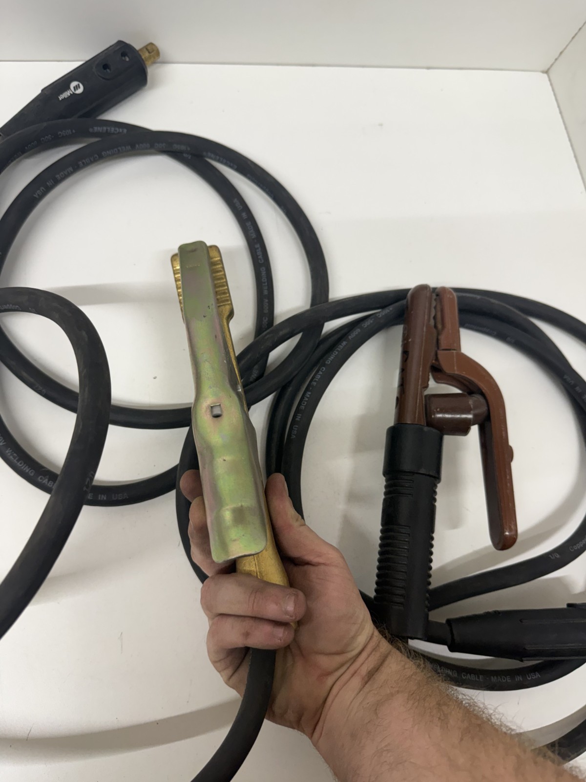 Jackson Clamp Stick Holder GC-5 Ground Flex-A-Prene Welding Cable