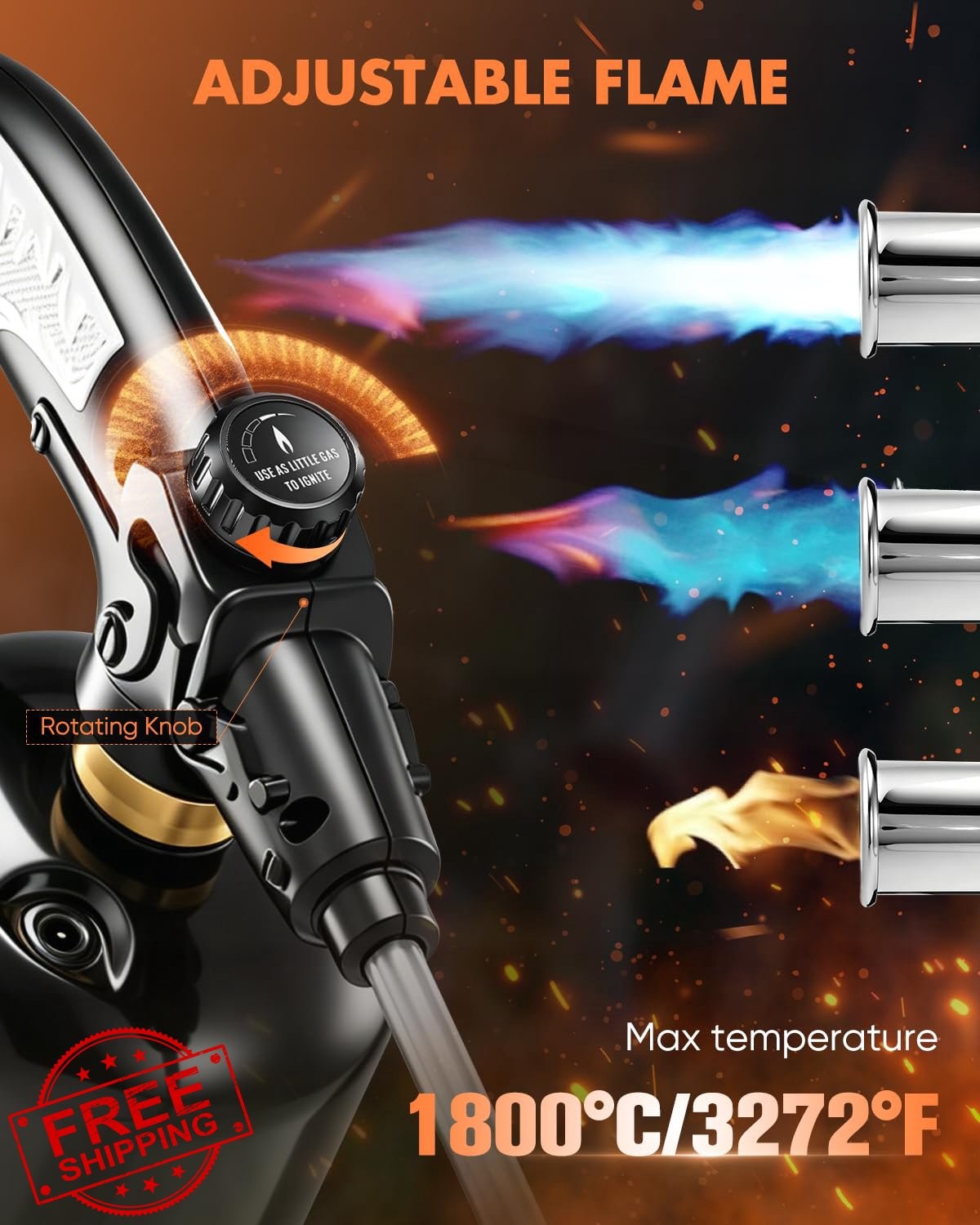 Saker Propane Torch Weed Burner
