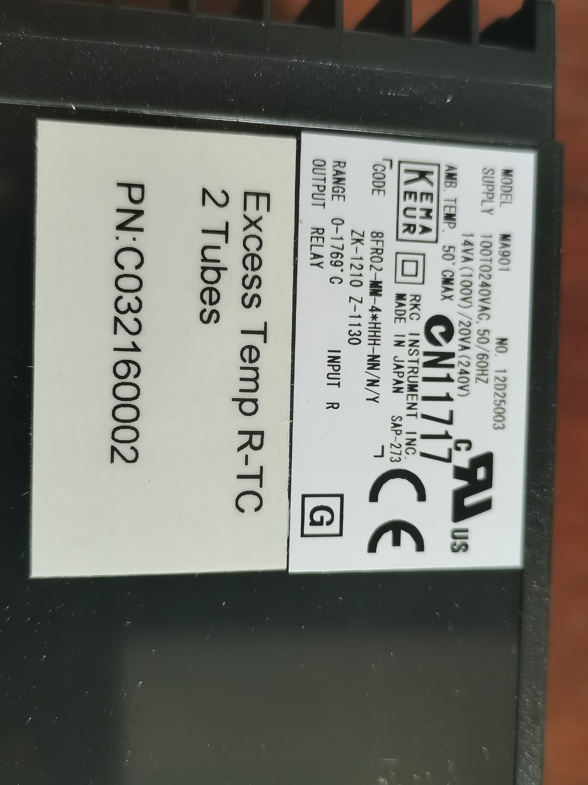 RKC MA900 MODEL MA901