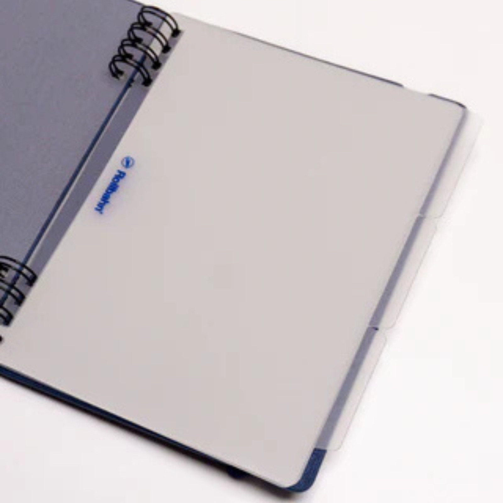 Delfonics Rollbahn Spiral Notebook Index Sheets: 5.2 in. x 7 in. (Clear) *B6 not