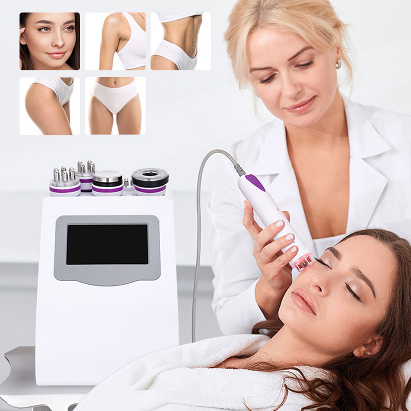 5 in 1 Beauty Machine for Body Massage Facial Skin Care Skin Lifting Free Ship