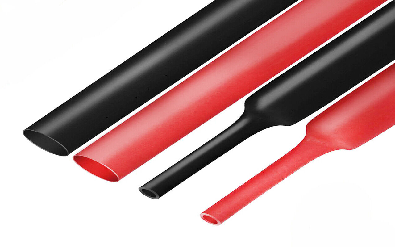 1/4″ 3/4″ 3/8″ 1/2″ 3:1 Heat Shrink Tubing Adhesive lined/Electrical wire sleeve