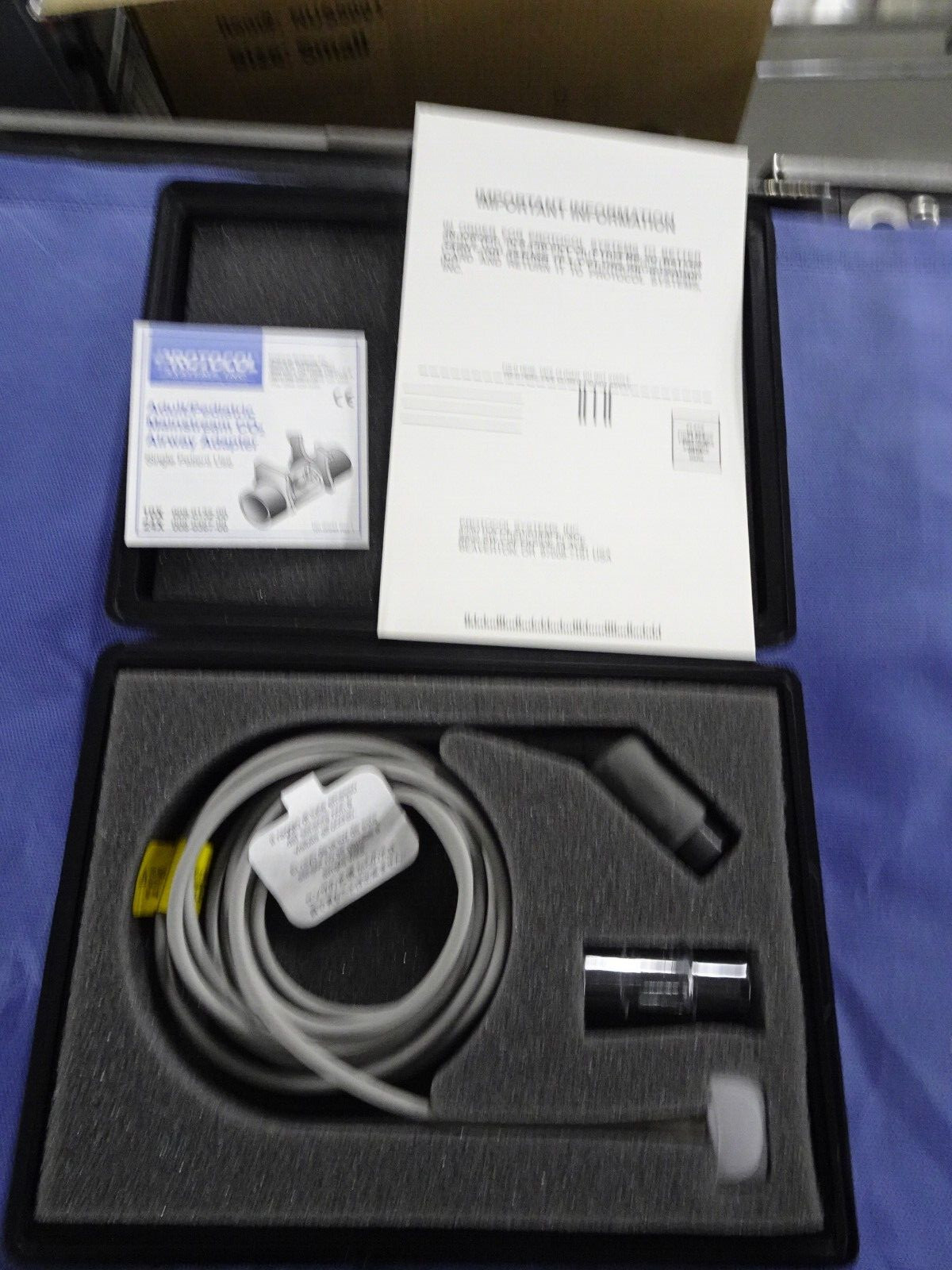 PROTOCOL MAINSTREAM CO2 SENSOR WITH AIRWAY ADAPTER
