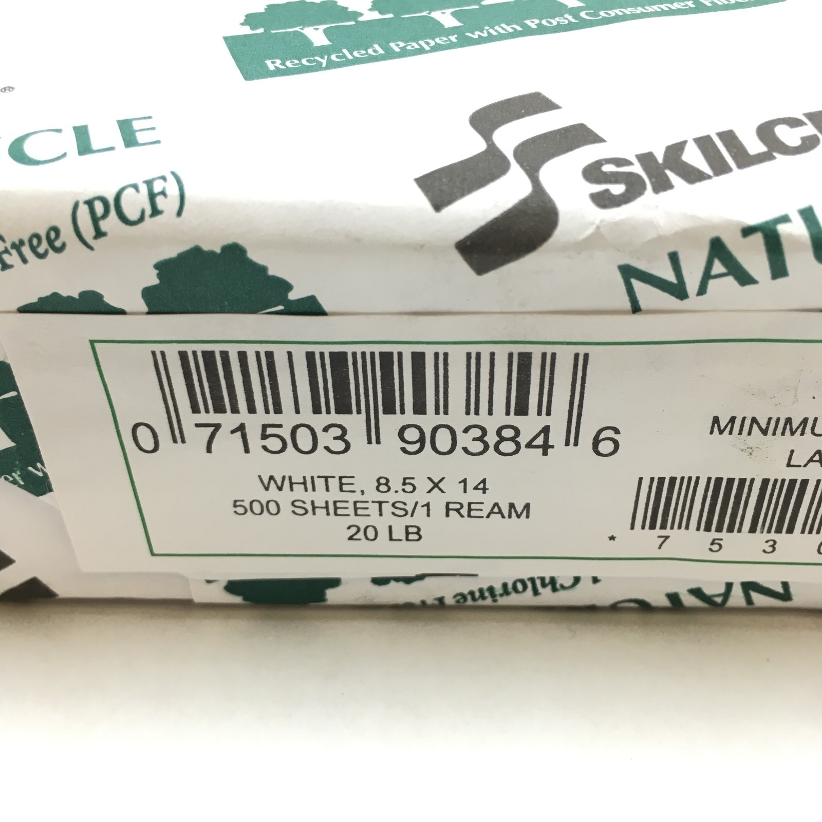 SKILCRAFT 8-1/2″x 14″ White Copying Paper 20LB 500 Sheets (1 Pack)