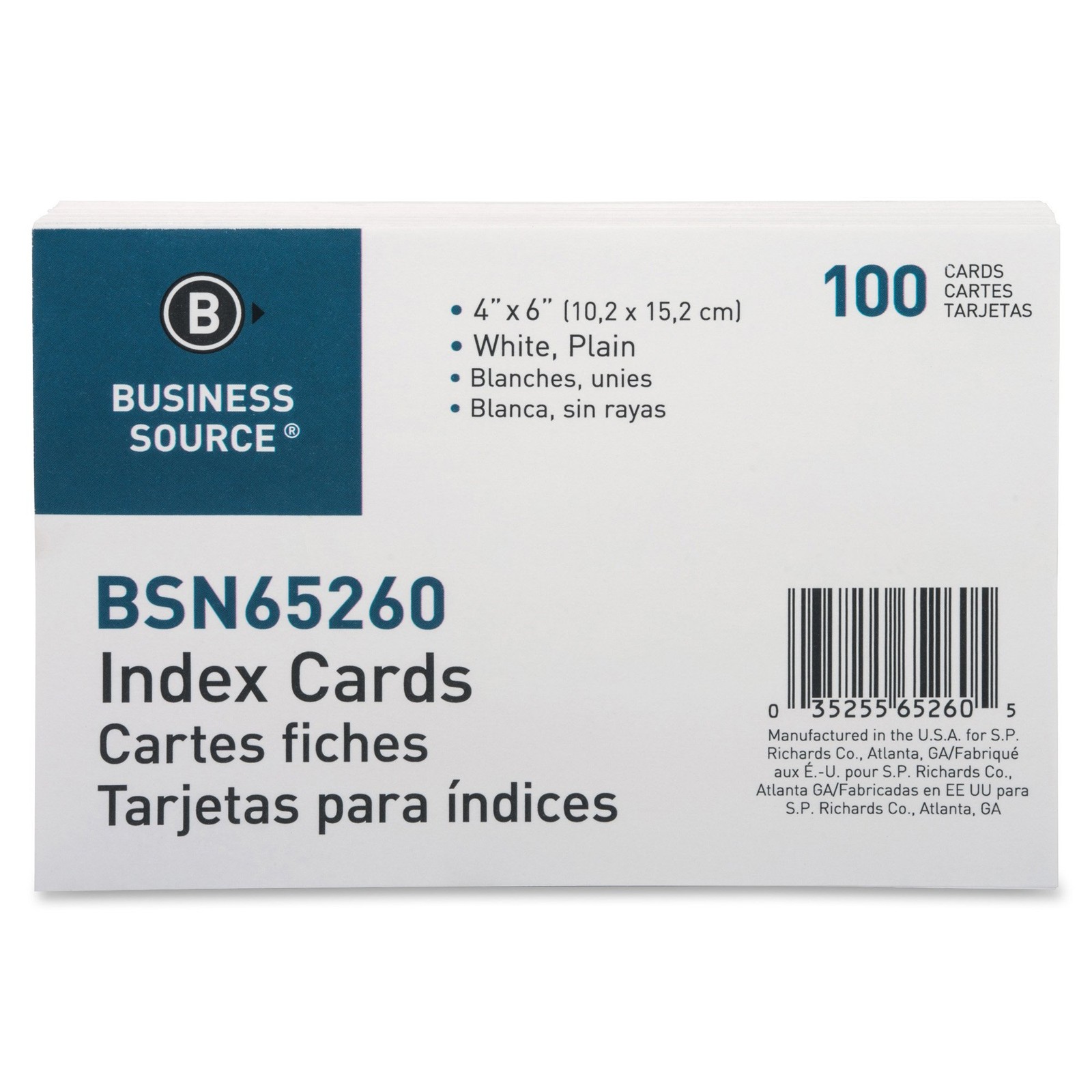 4×6 White Blank Cardstock Index Cards for Easy Customization and Note Taking