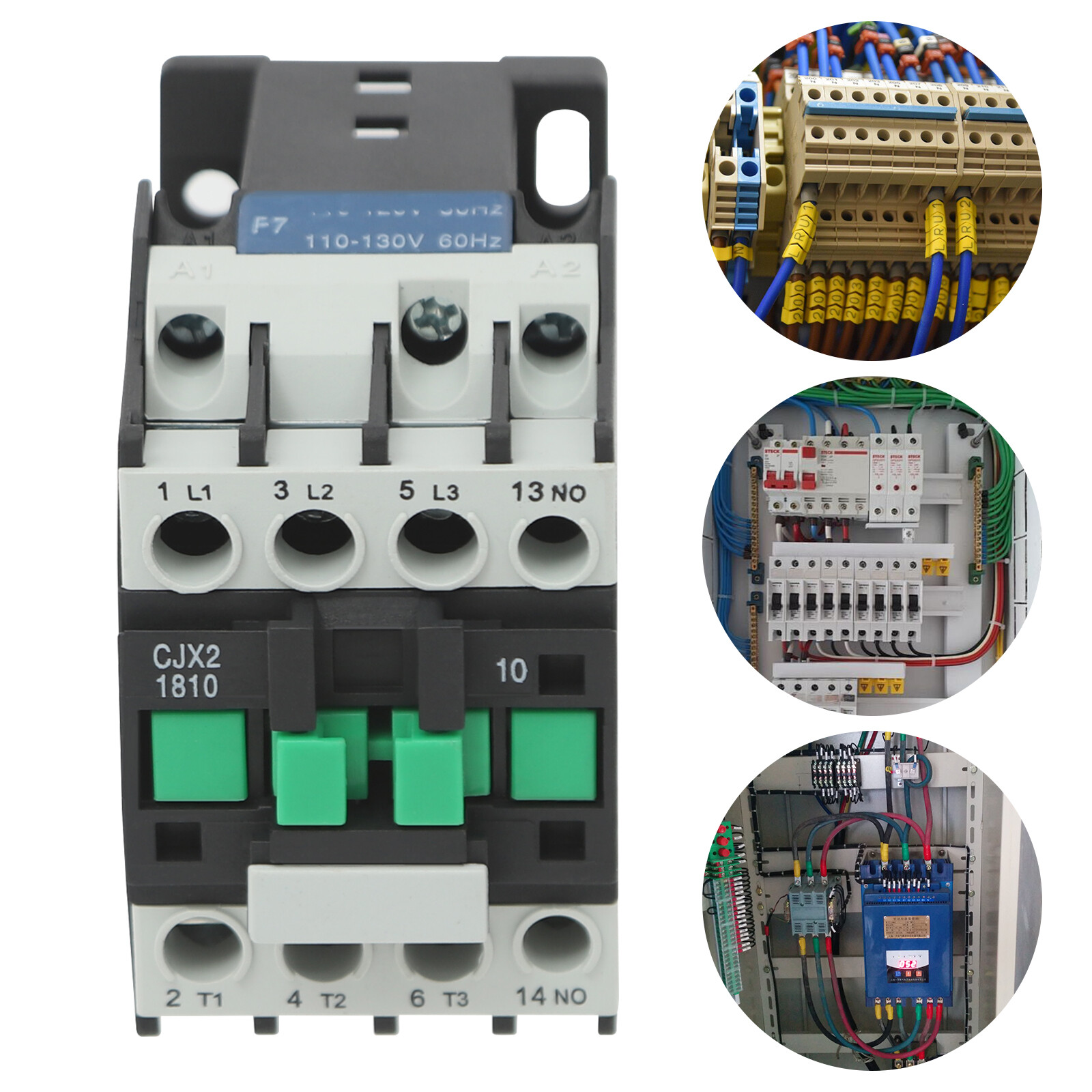 CJX2-1810 Power Contactor Starter Relay Power Contactor Motor 50/60hz 110V