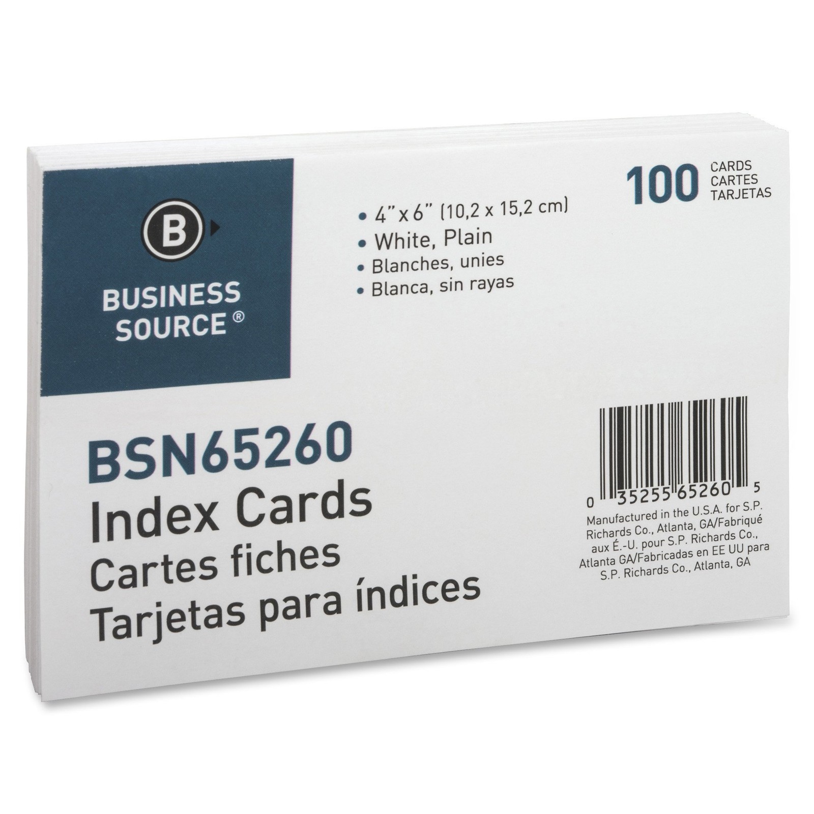4×6 White Blank Cardstock Index Cards for Easy Customization and Note Taking