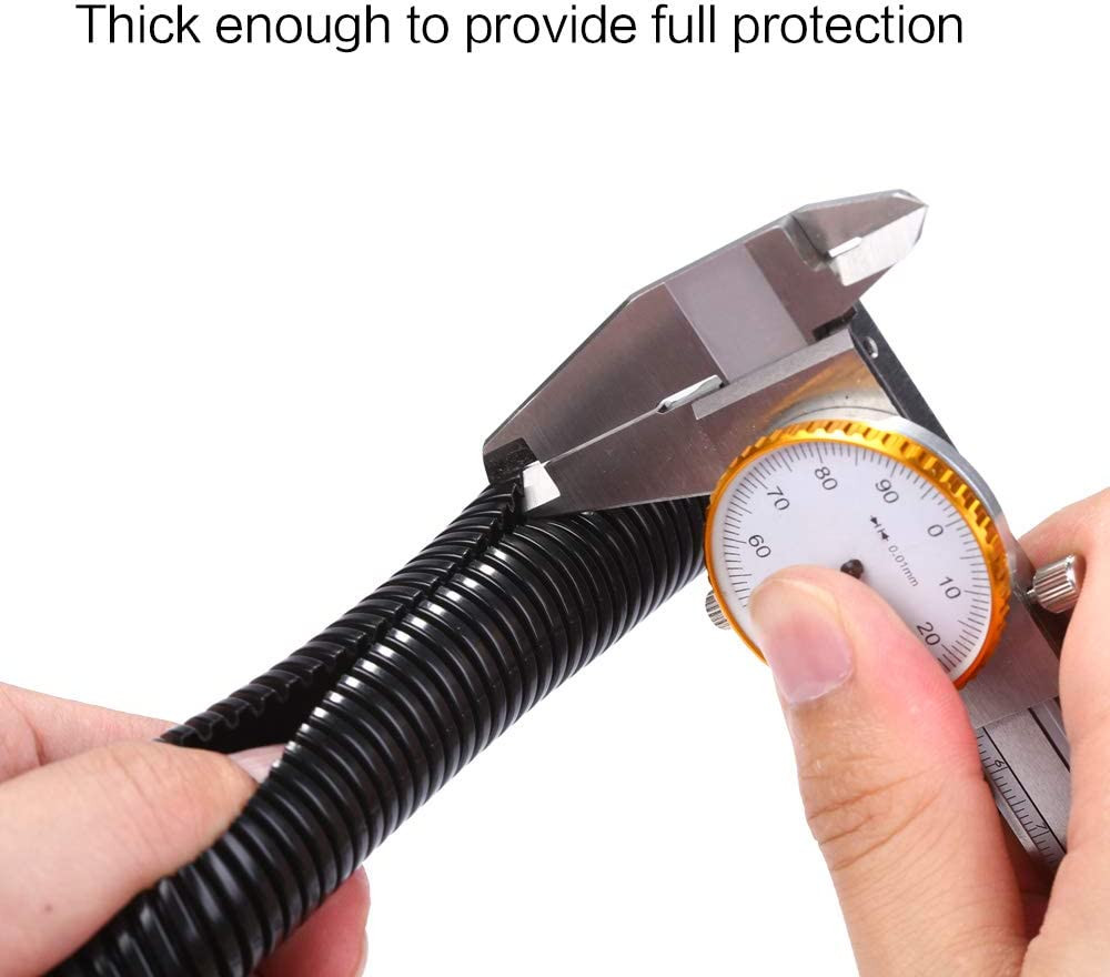 Split Conduit Wire Loom Tubing Wrap Protector Cable Sleeve Flex Polyethylene