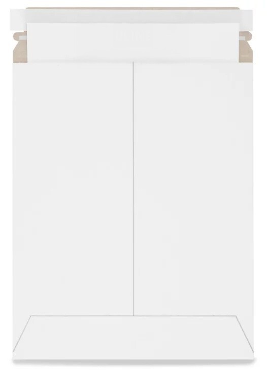 10 – 9.75″ x 12.25″ White Rigid Photo Mailers Self Seal Stayflats