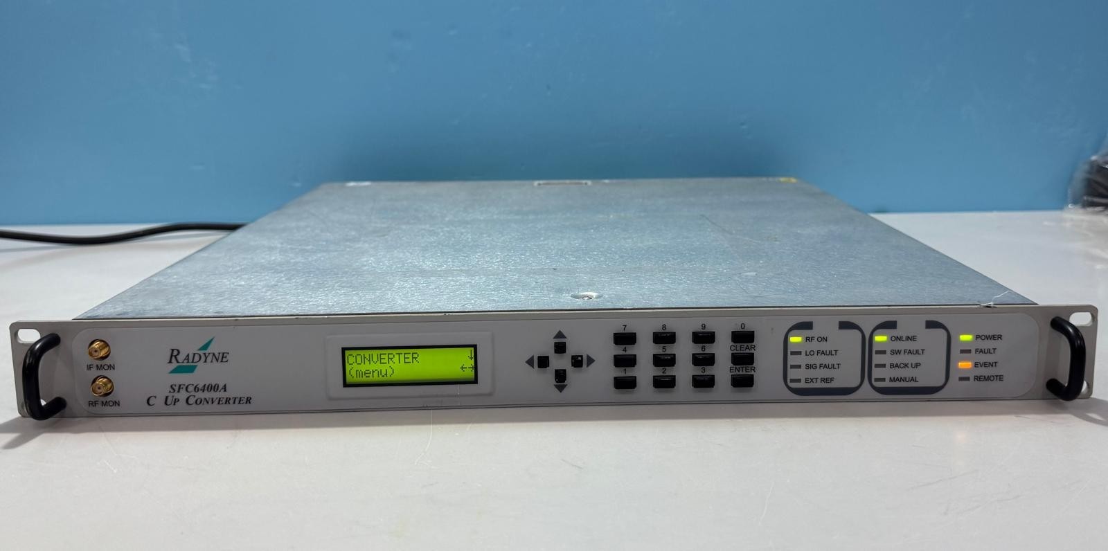 Radyne SFC6400A C-Band Up Converter – TESTED TO POWER ON – No Accessories