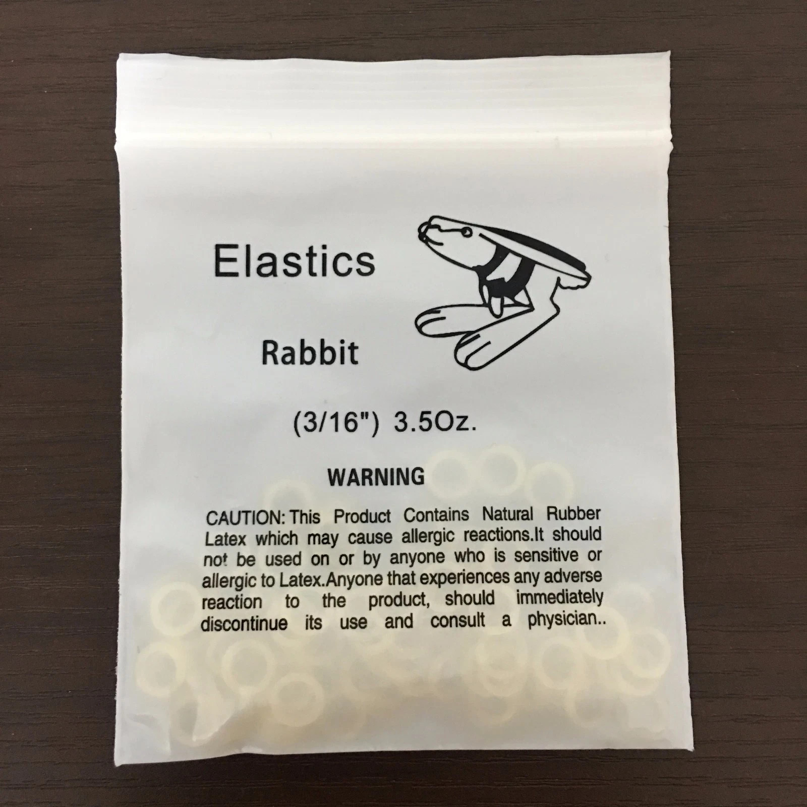 100 Pcs/Bag Dental Elastics Ligature Ties Latex Braces Orthodontic Rubber Bands