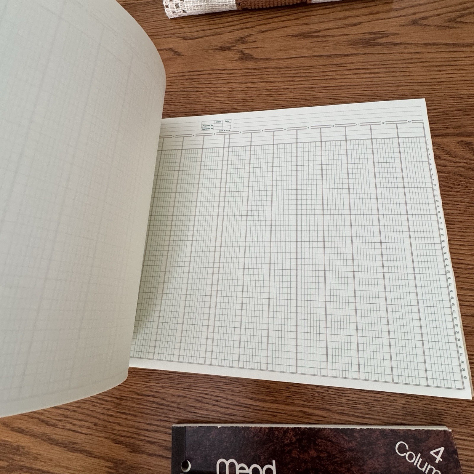 VTG Executive Columnar Pad / Note books Lot (4) Wilson Jones Stuart Hall Mead