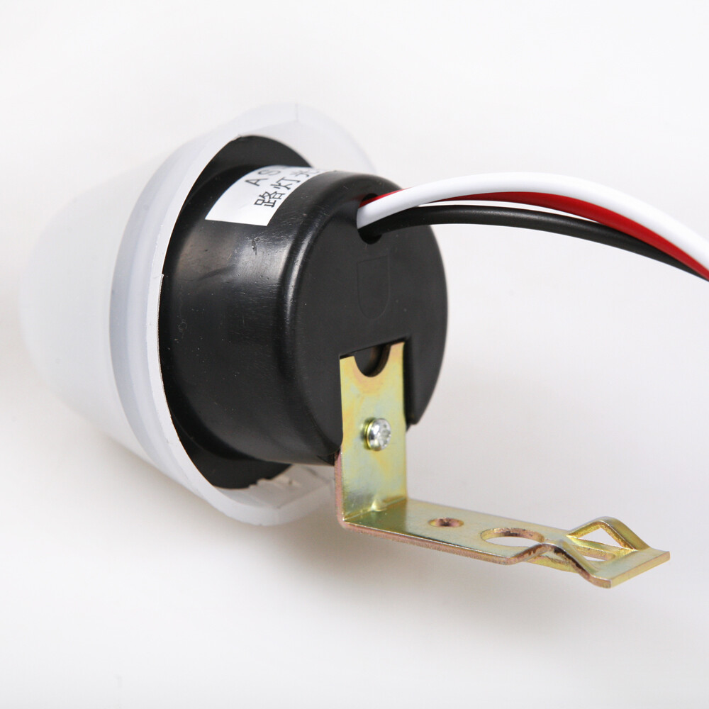 2PCS Ajustable AS-20 AC/ DC 12V Photo Sensor Switch Auto On Off Street Light US