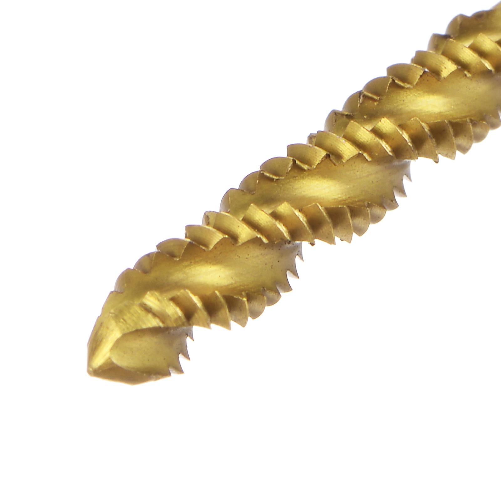 3pcs Spiral Flute Thread Taps 4-40 UNC H2 Ti-Coated Screw Threading Tapping