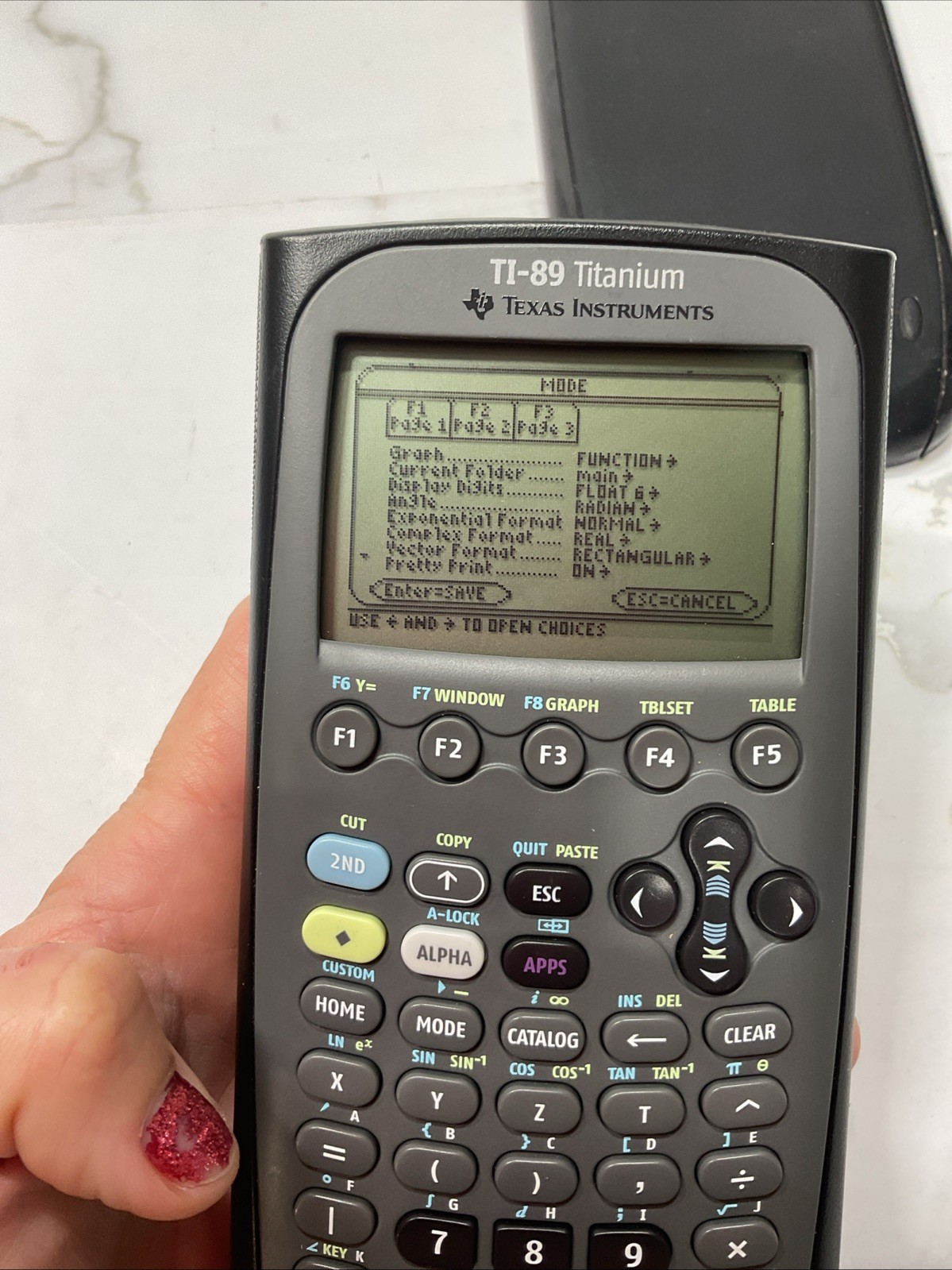Texas Instruments TI-89 Titanium Graphing Calculator w/ Cover Tested Working