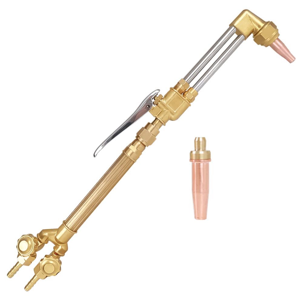 TOAUTO Heavy Duty Cutting Torch, Oxygen Propane Acetylene Welding Torch Flame To