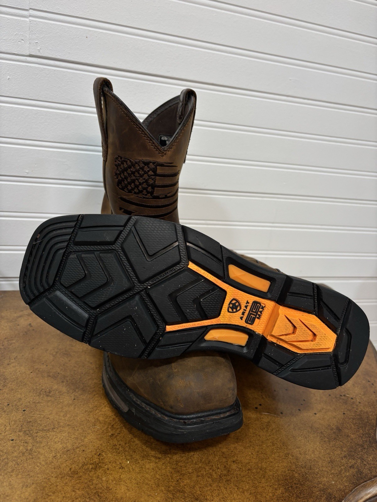 Ariat WorkHog XT Patriot Waterproof Carbon Toe EH Work Boots 7D Medium