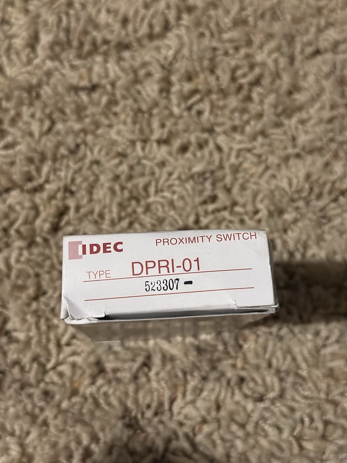 IDEC, Proximity Switch,DPRI-01, 523307