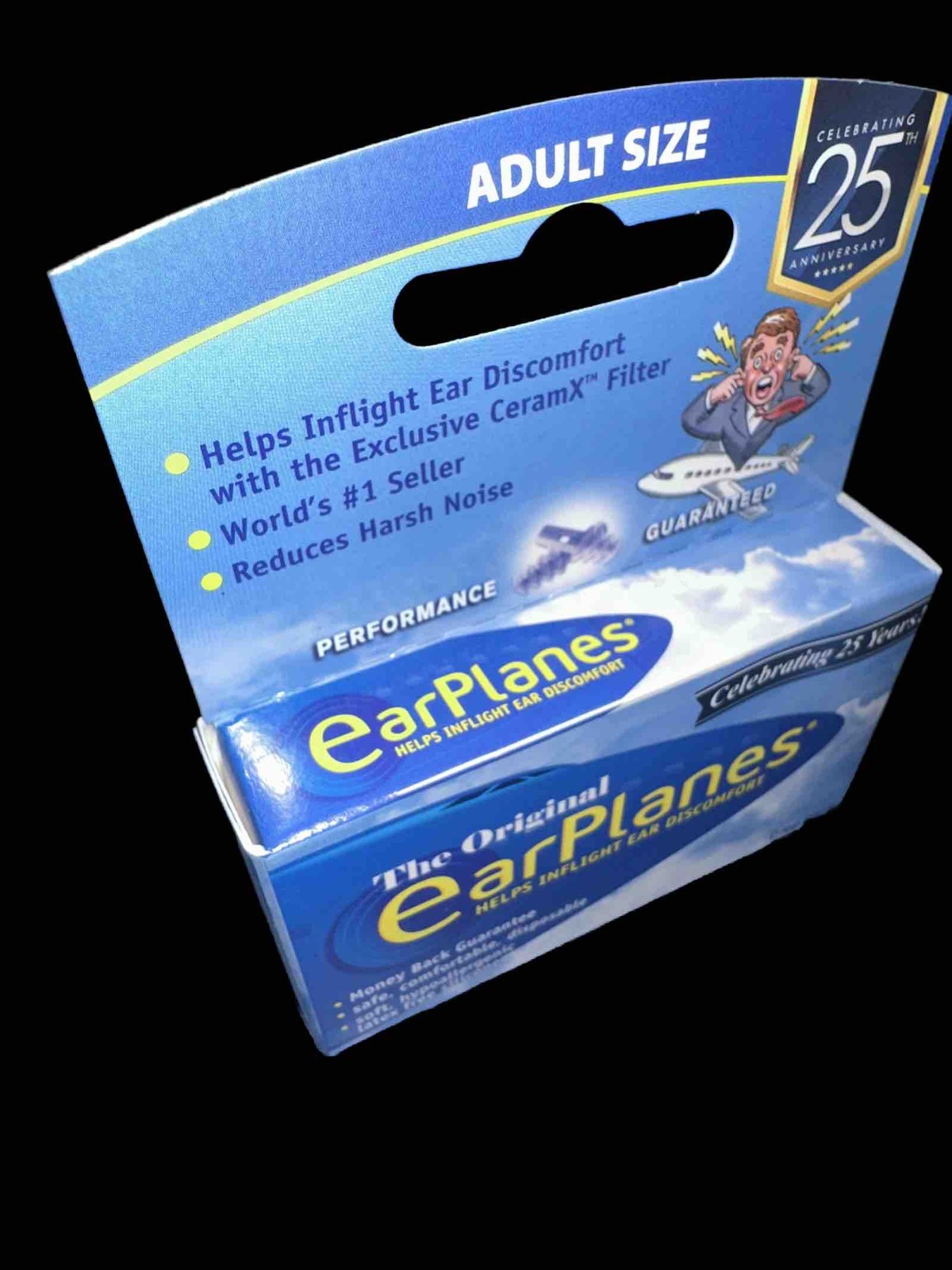 Original Adult EarPlanes by Cirrus Healthcare Earplugs Airplane Travel Ear