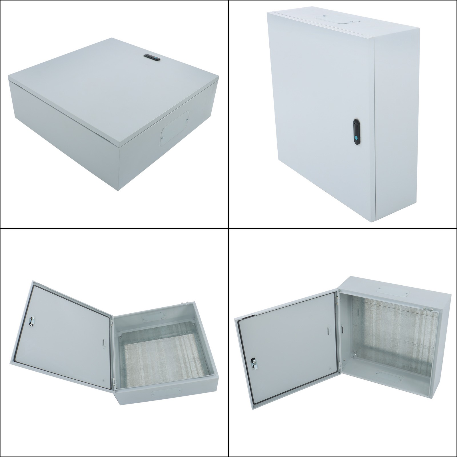 NEMA 4X Steel Enclosure 24x24x8″ IP66 Waterproof Electrical Box w/Mounting Plate