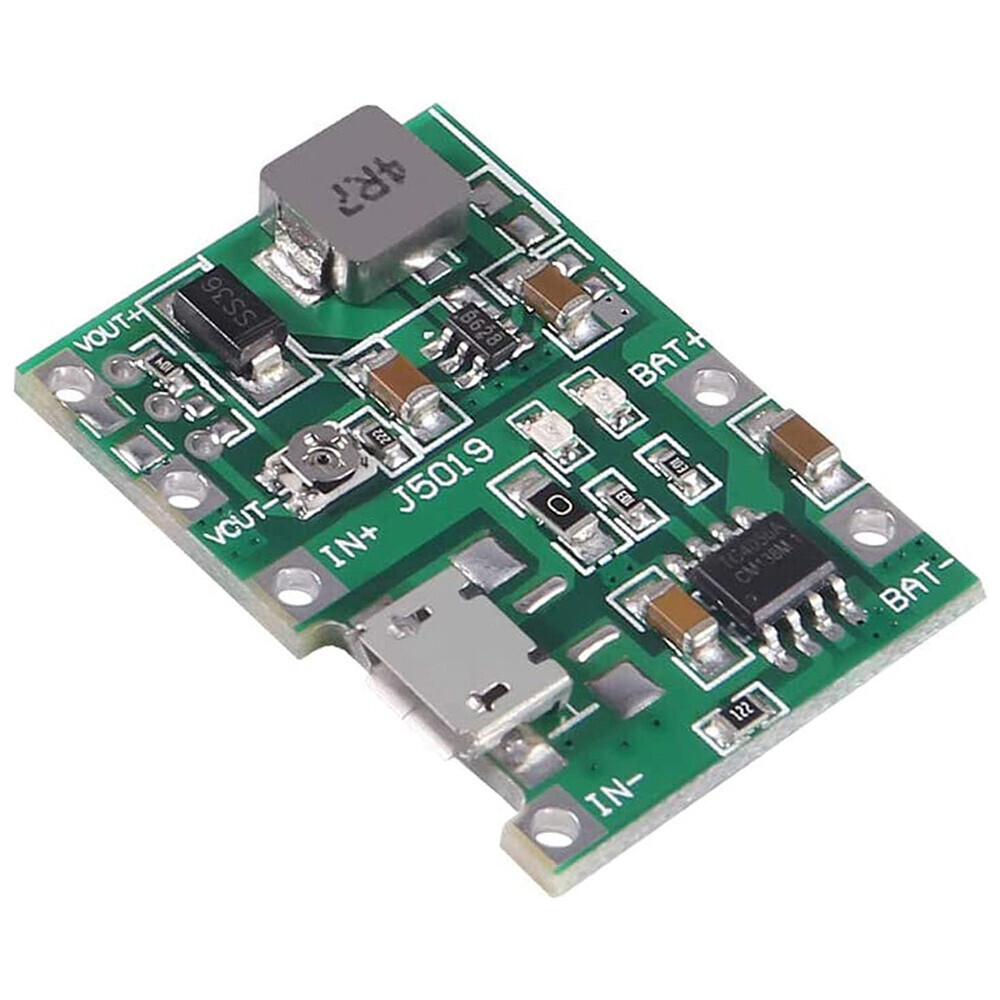 10PK Micro USB 3.7V 18650 Lithium Li-ion Battery Charger Module Boost Step up 5V