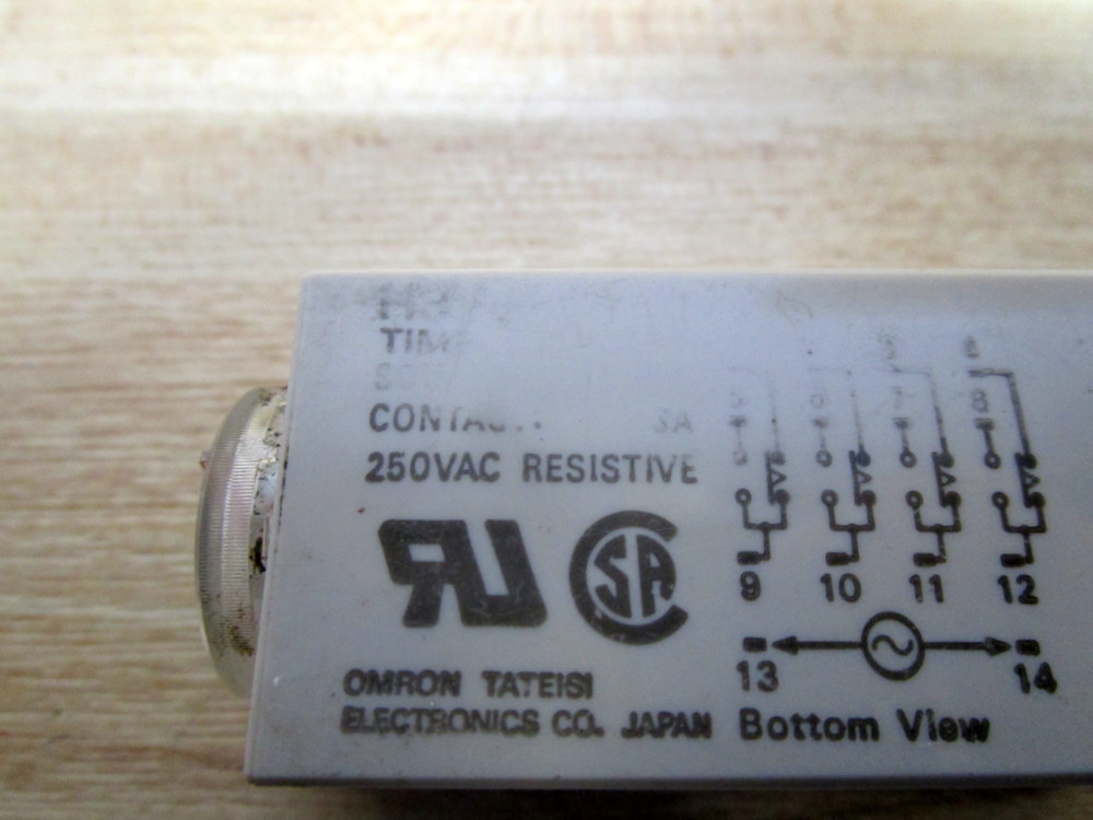 Omron H3Y-4 Timer H3Y4 Range 0-10 Seconds H3Y-4-250VAC-10S
