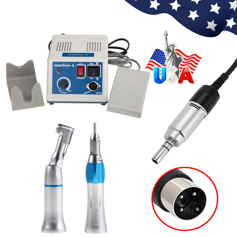 Electric Micromotor Dental Lab Marathon 35K RPM Polishing/Low Speed Handpiece OR