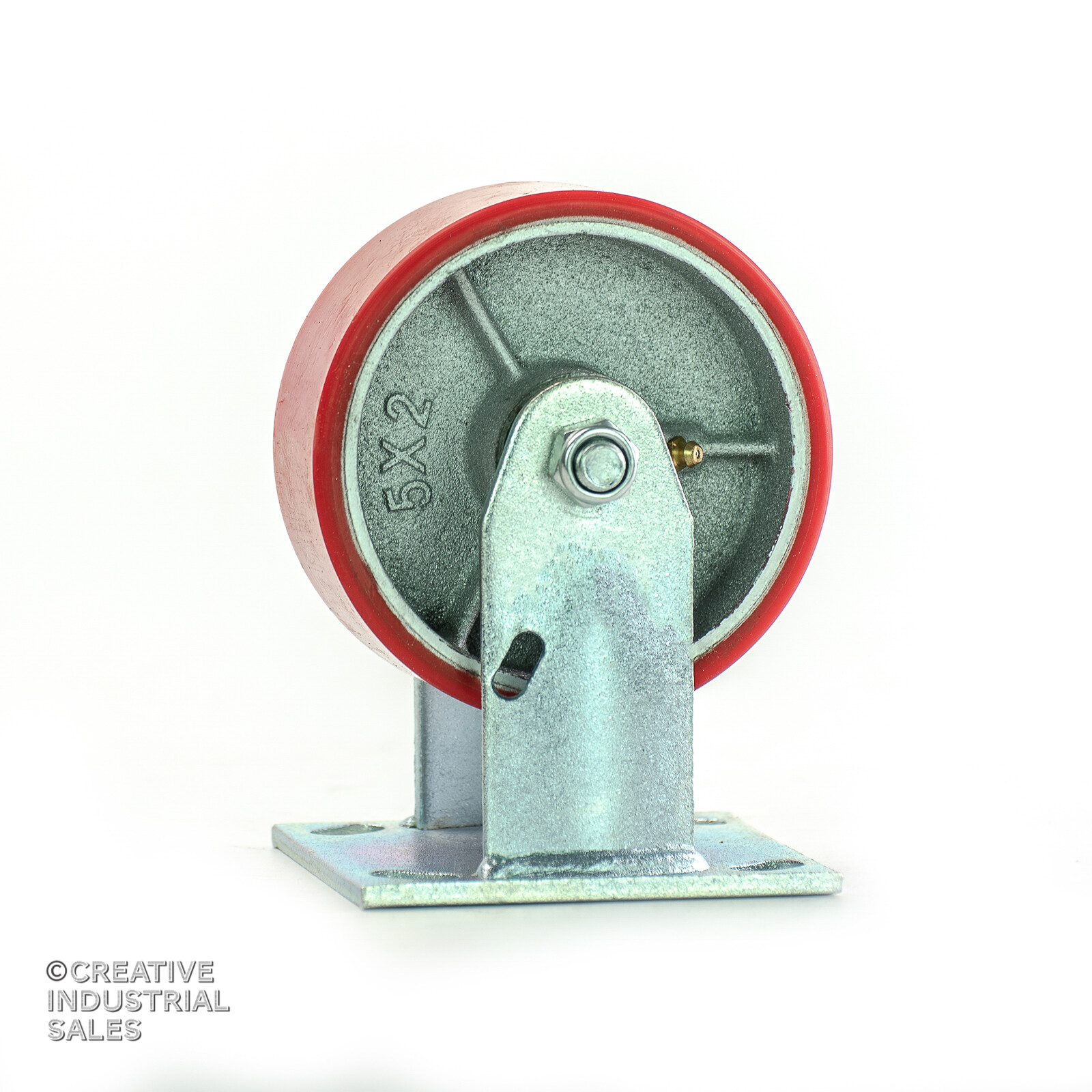 5″ x2″ Swivel Casters Polyurethane Wheel Steel (2) Rigid (2) 1000lbs ea Tool Box