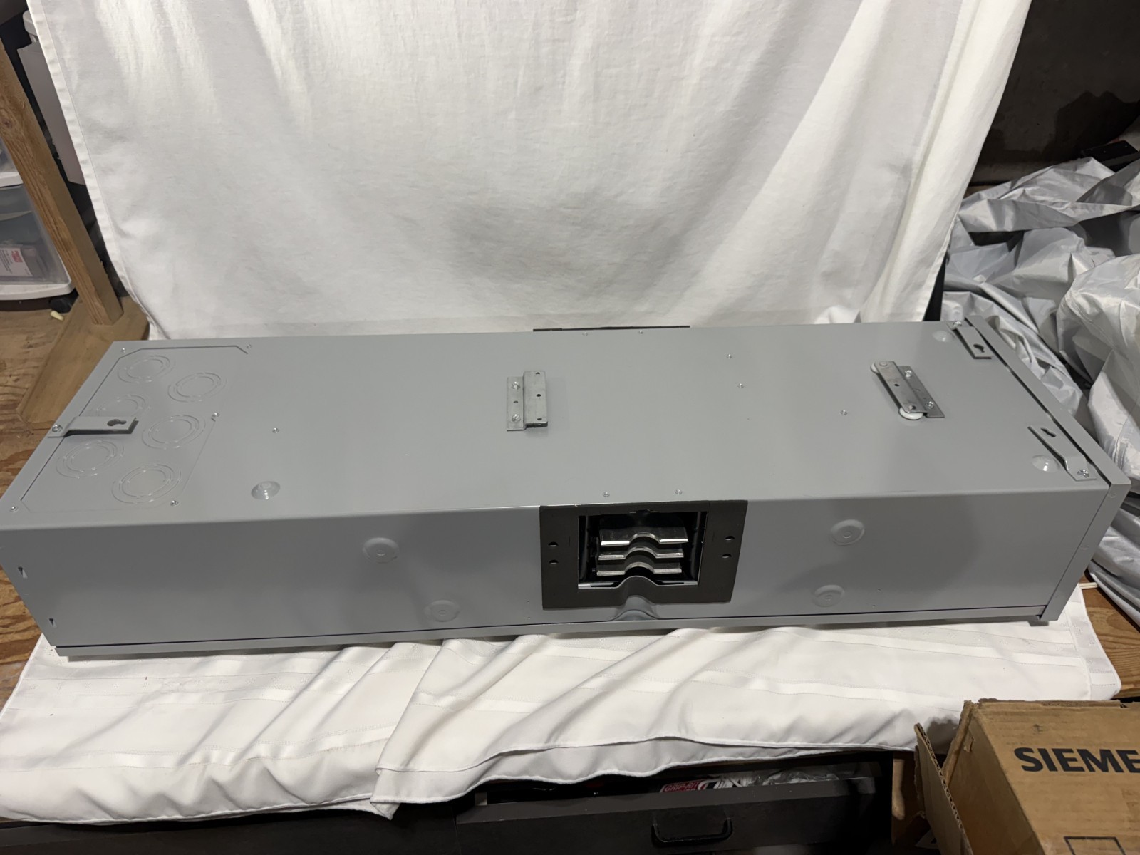 Siemens WMM31125 Power Mod 3-Gang 125A 1200A Bus 240V 4-Jaw Ring Meter Stack 1PH